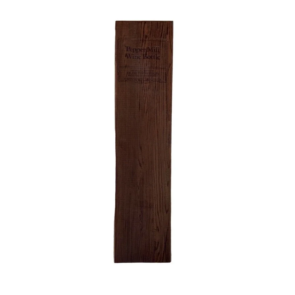 VINTAGE PEPPER MILL WINE BOTTLE BOX OLDE THOMPSON